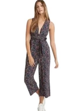 Marine Layer Holli Jumpsuit In Floral XS